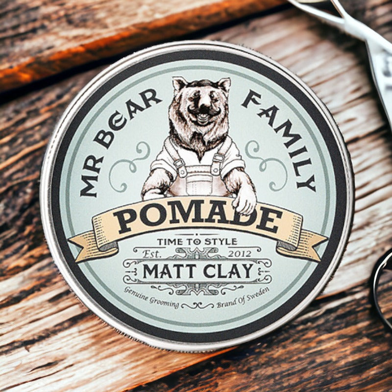 Mr Beard Family Pomade Matt Clay-Mr Bear Family