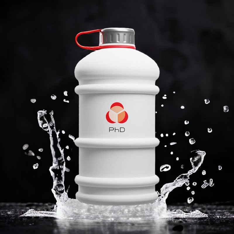 Water Jug Matte White-PhD Nutrition