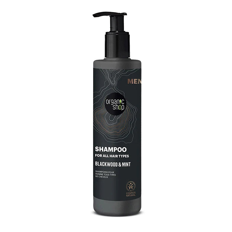 Shampoo for All Hair Types Blackwood & Mint-Organic Shop Men
