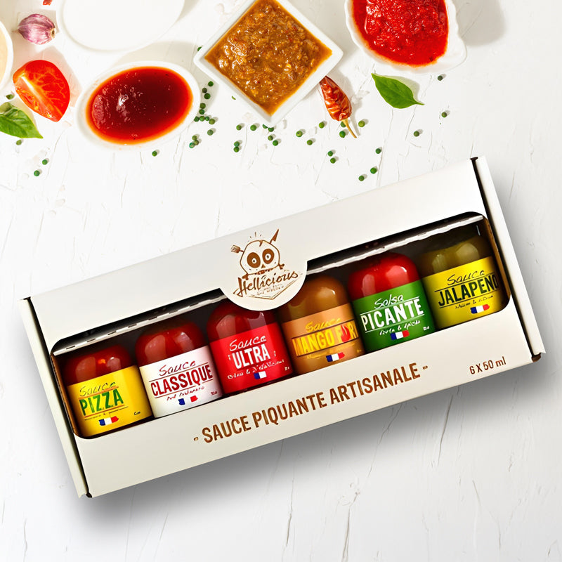 Coffret Sauces Piquantes Hellicious