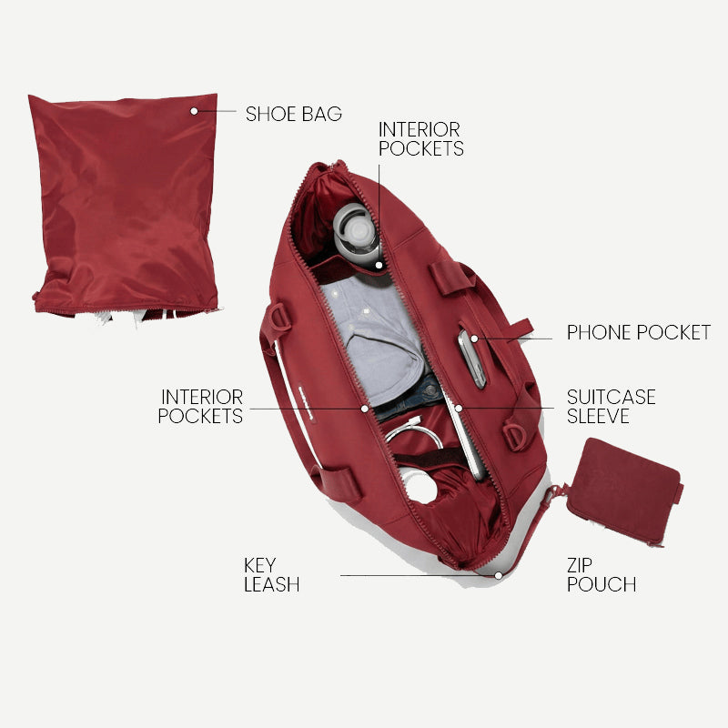 Premium Sport Bag Bordeaux