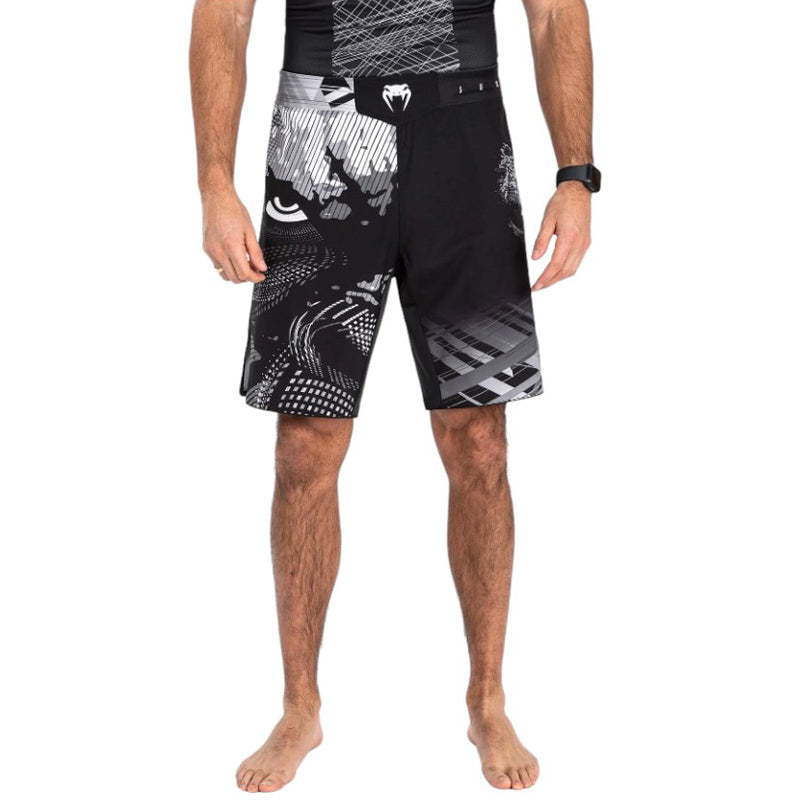 Gorilla Jungle Fightshort Black White