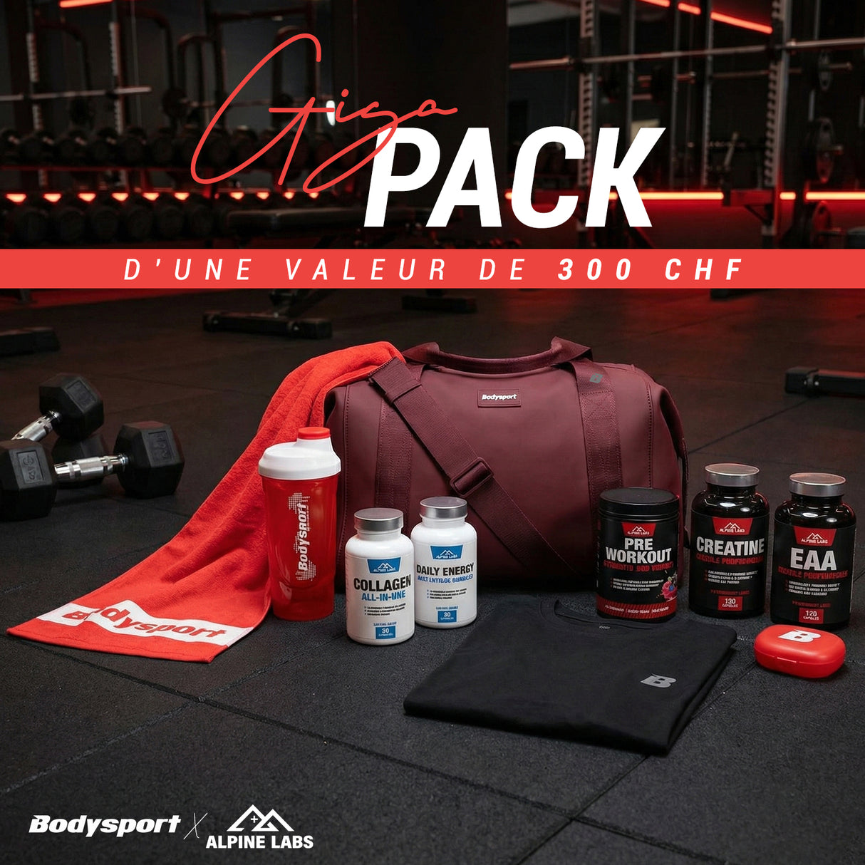 CONCOURS - LOT 1 "GIGA PACK Bodysport x Alpine Labs"